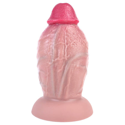 TaRiss's Realistic Dildo with Suction Cup Base 100% Silicone Flesh Dildo "Savage Heat"