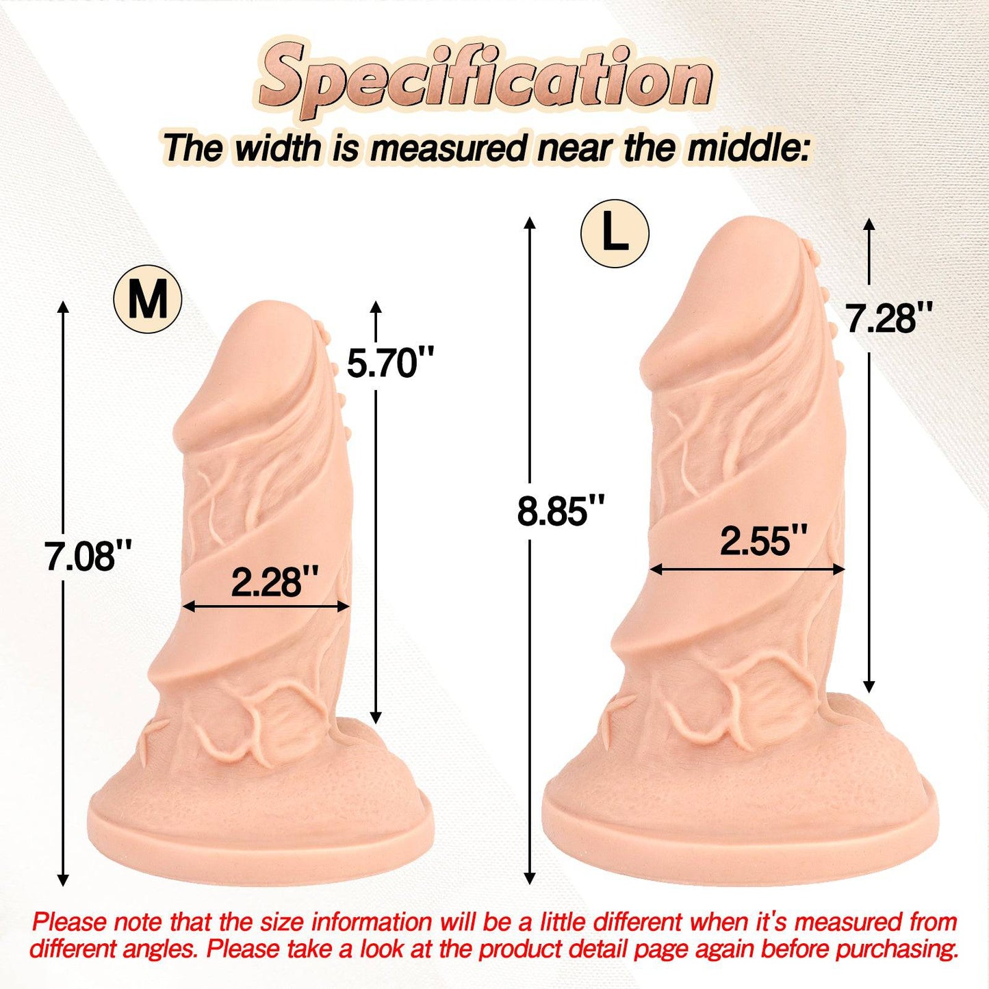 TaRiss's Realistic Dildo Silicone Anal Plug with Wide Suction Base