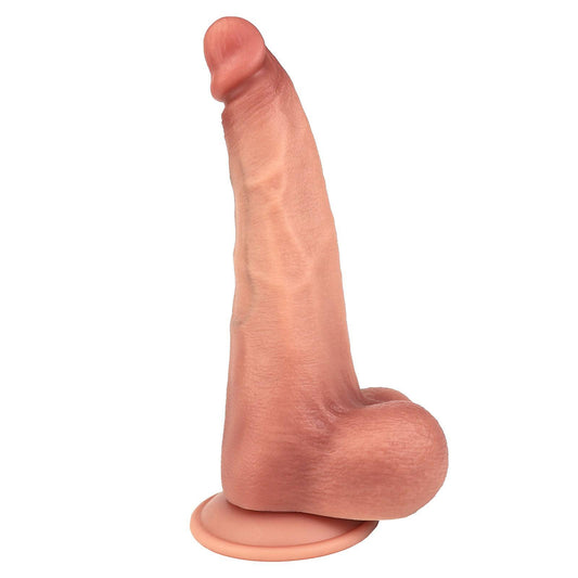 TaRiss's Realistic Dildo with Suction Cup Base Silicone Anal Plug for Intermediates to Experienced Users