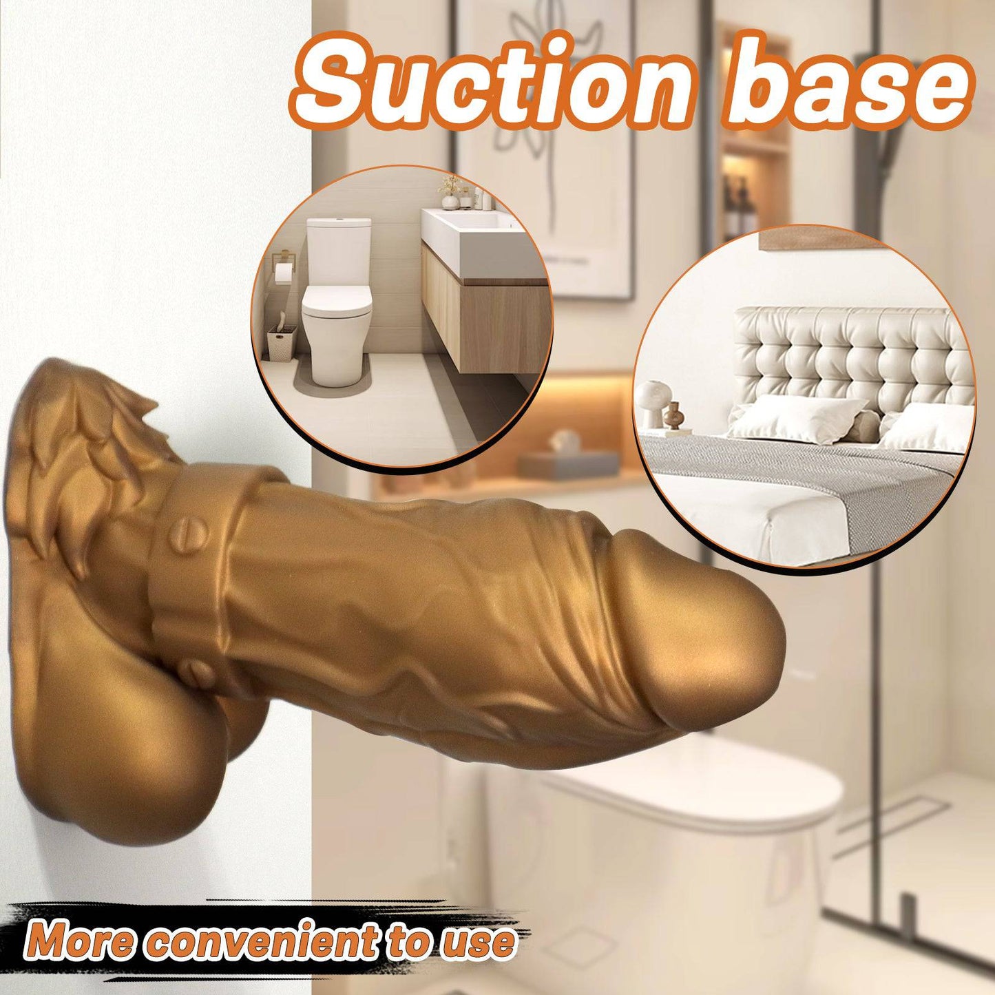 TaRiss's Realistic Dildo with Suction Cup Base Silicone Anal Plug for Intermediates to Advanced Players