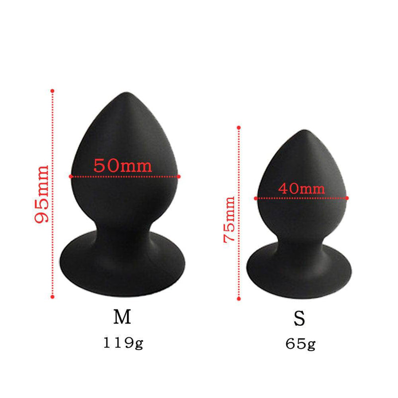 TaRiss's® Smart Silicone Bud Anal Plug "Spades A" - tarisss.com