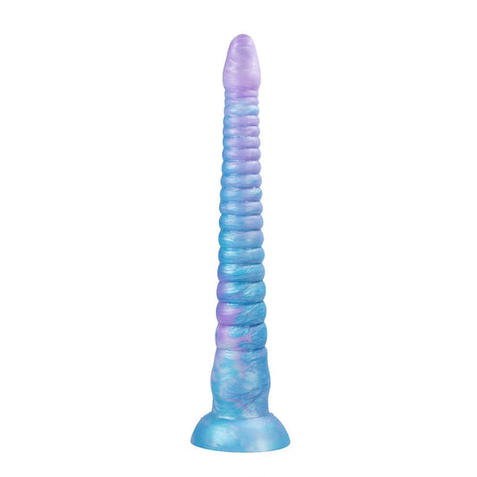 TaRiss's Long Anal Plug with Suction Base Glow-in-the-dark Tentacle Dildo