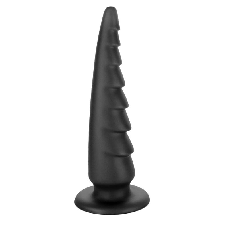 TaRiss's® Smart Silicone Long Anal Plug with Suction Cup Base 17.71'' - tarisss.com