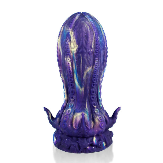 TaRiss's Octopus Fantasy Dildo with Suction Base Silicone Anal Plug for Intermediates to Advanced Players "Violet"