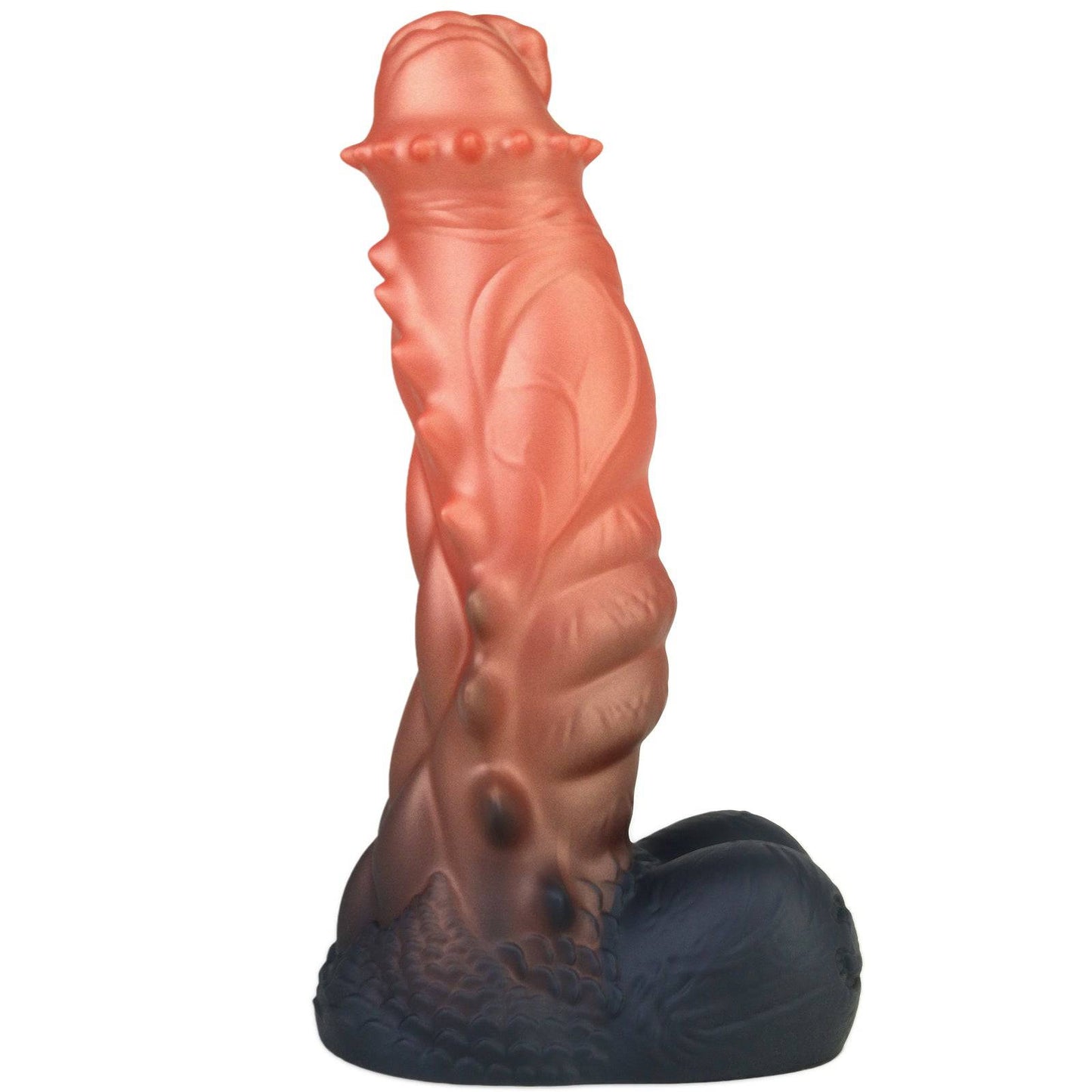 TaRiss's Perfect Fit Silicone Dildo - Textured, Safe, with Suction Base “Muscle Man"