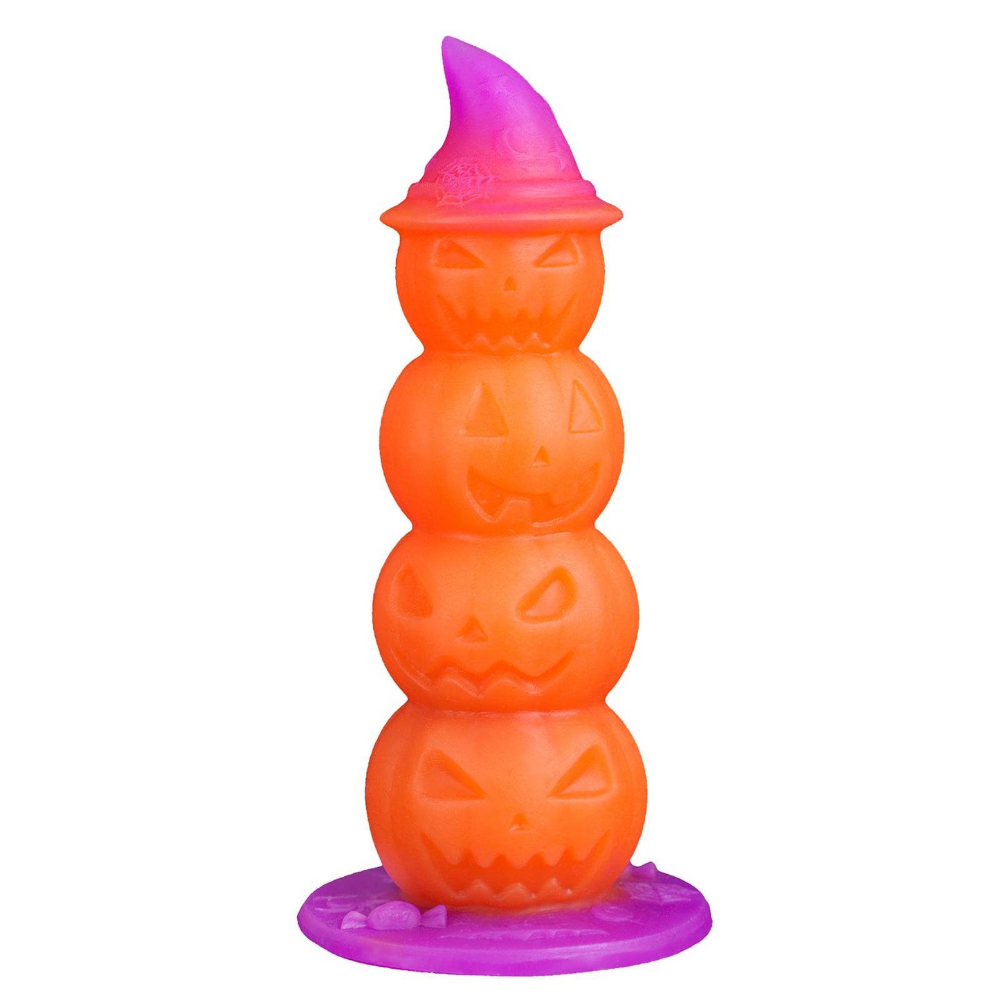 TaRiss's Pumpkin Dildo Halloween Anal Plug with Suction Cup Base Suitable for Beginners to Advanced Players “Halloween Fiesta”