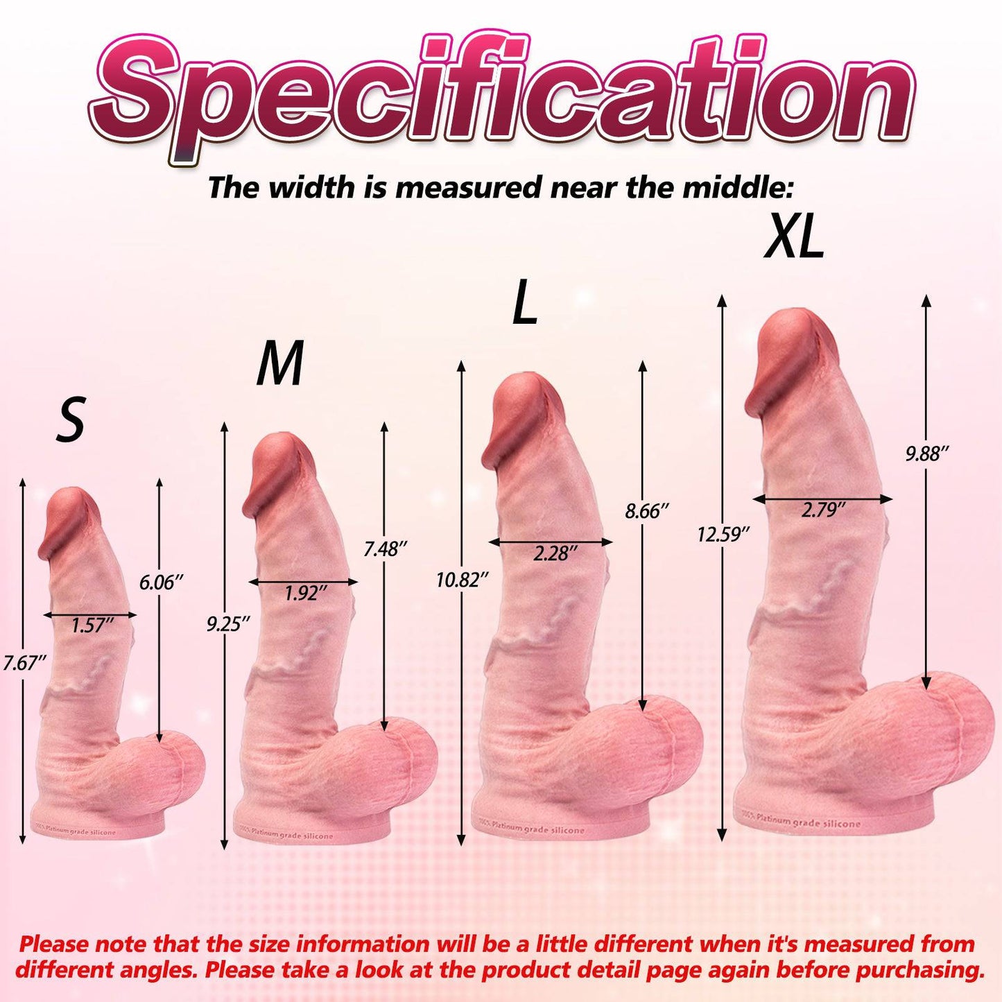 TaRiss's Realistic Dildo with Suction Base Silicone Lifelike Dildo for Beginners to Advanced Players