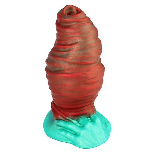 TaRiss's Silicone Prolapse Anal Plug with Suction Base Fantasy Dildo for Intermediates to Advanced Players "Little Chubster"