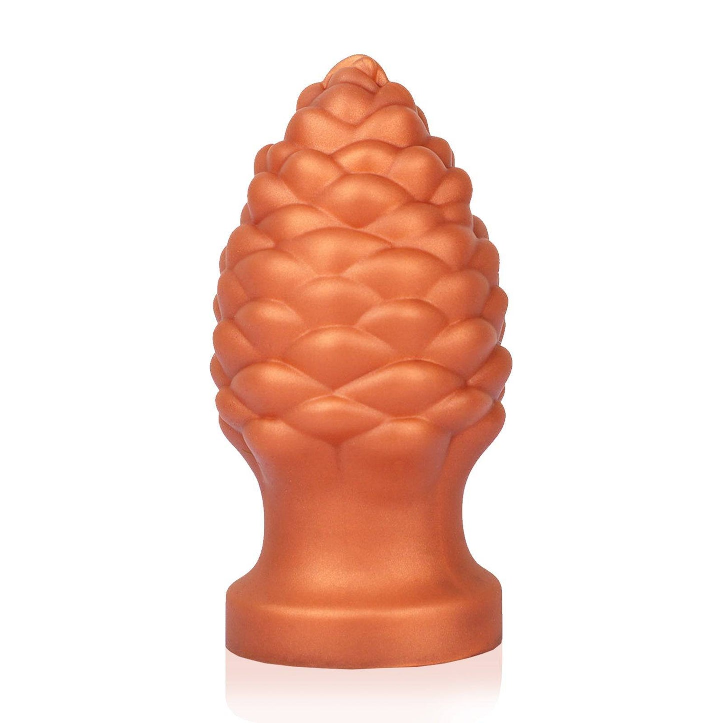 TaRiss's Silicone Anal Plug with Suction Base for Beginners to Advanced Players "Pinecone"